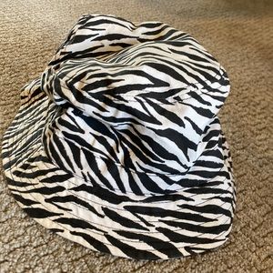 Urban Outfitters Zebra Print Bucket Hat